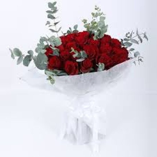 red bouquet 25